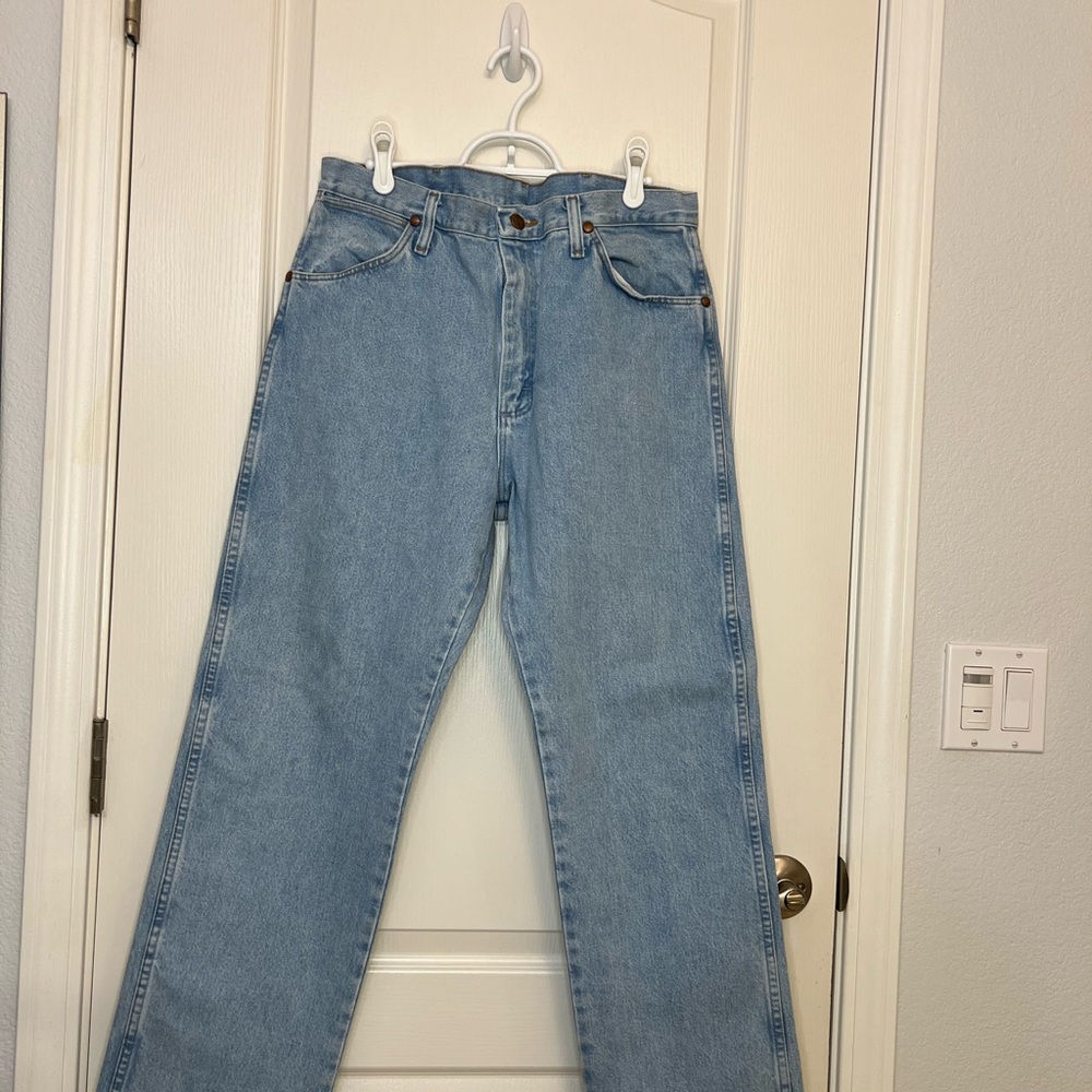 Wrangler Light Blue Straight Jeans